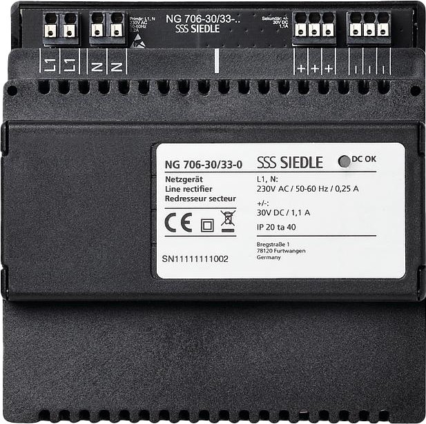 Siedle&Söhne Netzgerät NG 706-30/33-0 210010267-00 Siedle&Söhne Netzgerät NG 706-30/33-0 210010267-00 von Siedle&Söhne