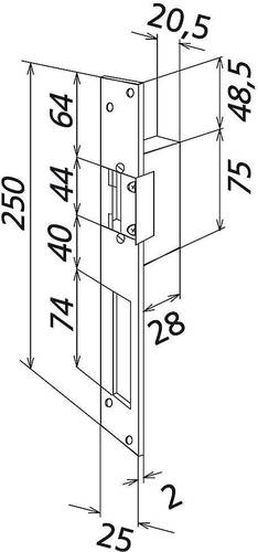 Siedle 200012258-00 Elektrischer Türöffner mit Entriegelung von Siedle