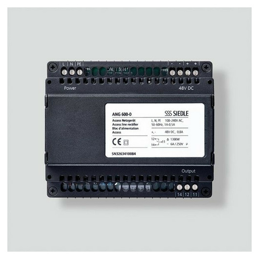 Siedle ANG 600-0 Access Netzgerät Schwarz von Siedle