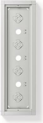 Siedle Aufputzgehäuse GA 612-4/1-01 SM silber-metallic (210012259-00) von Siedle