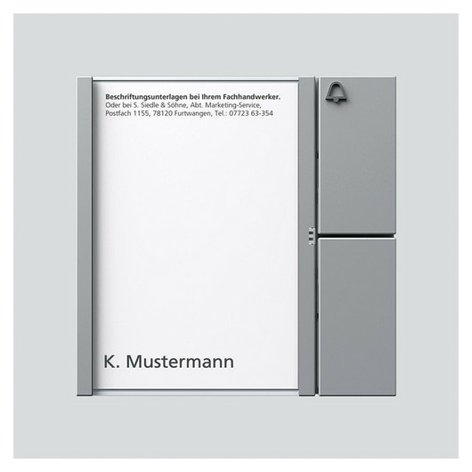 Siedle BTM 650-01 SM Tasten-Modul 1 Ruftaste Siedle BTM 650-01 SM Tasten-Modul 1 Ruftaste von Siedle