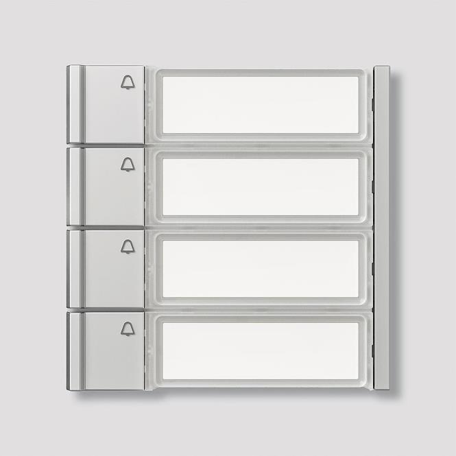 Siedle Ruftaste TM 700-4-0 SM silber-metallic (210011975-00) von Siedle