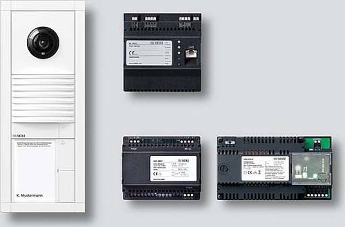 Siedle SET VVSG 850-1W Türsprechanlage Silber von Siedle