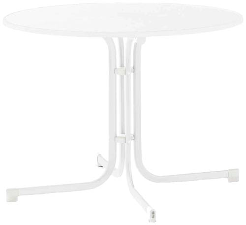 Sieger 136/W Boulevard-Klapptisch Ø 100 cm, weiß von Sieger
