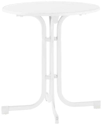 Sieger 207/W Boulevard-Klapptisch Mecalit Ø 70cm weiß, 4 Füße Sieger 207/W Boulevard-Klapptisch Mecalit Ø 70cm weiß, 4 Füße von Sieger