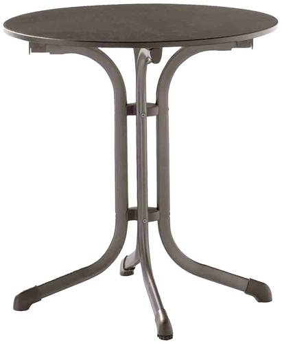Sieger 3125-55 Bouelvard-Klapptisch vivodur Ø 68 cm, eisengrau/Schieferoptik anthrazit Sieger 3125-55 Bouelvard-Klapptisch vivodur Ø 68 cm, eisengrau/Schieferoptik anthrazit von Sieger