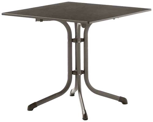 Sieger 3130-55 Bouelvard-Klapptisch vivodur 80x80 cm, eisengrau/Schieferoptik anthrazit Sieger 3130-55 Bouelvard-Klapptisch vivodur 80x80 cm, eisengrau/Schieferoptik anthrazit von Sieger
