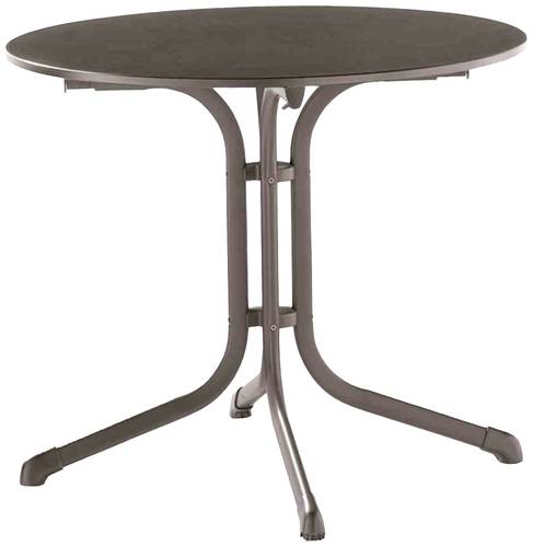 Sieger 3135-55 Bouelvard-Klapptisch vivodur Ø 85 cm, eisengrau/Schieferoptik anthrazit Sieger 3135-55 Bouelvard-Klapptisch vivodur Ø 85 cm, eisengrau/Schieferoptik anthrazit von Sieger