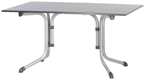 Sieger 3170-50 Bouelvard-Klapptisch vivodur 140x90 cm, graphit/Schieferoptik anthrazit von Sieger