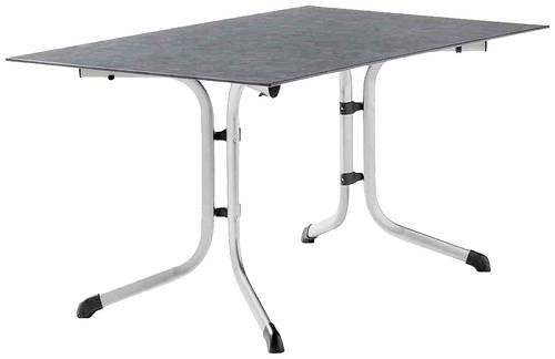 Sieger 5170-20 Klapptisch Polytec (HPL) 140x90 cm, graphit/Schiefer anthrazit von Sieger