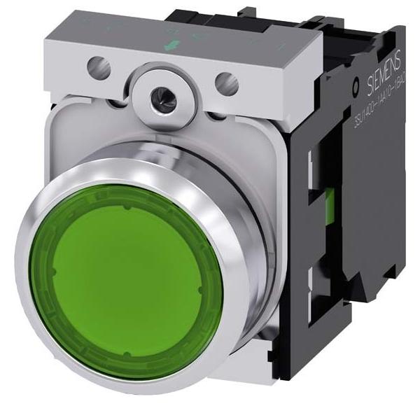 Siemens Dig.Industr. Drucktaster 3SU1152-0AB40-1BA0 3SU11520AB401BA0 von Siemens Dig.Industr.