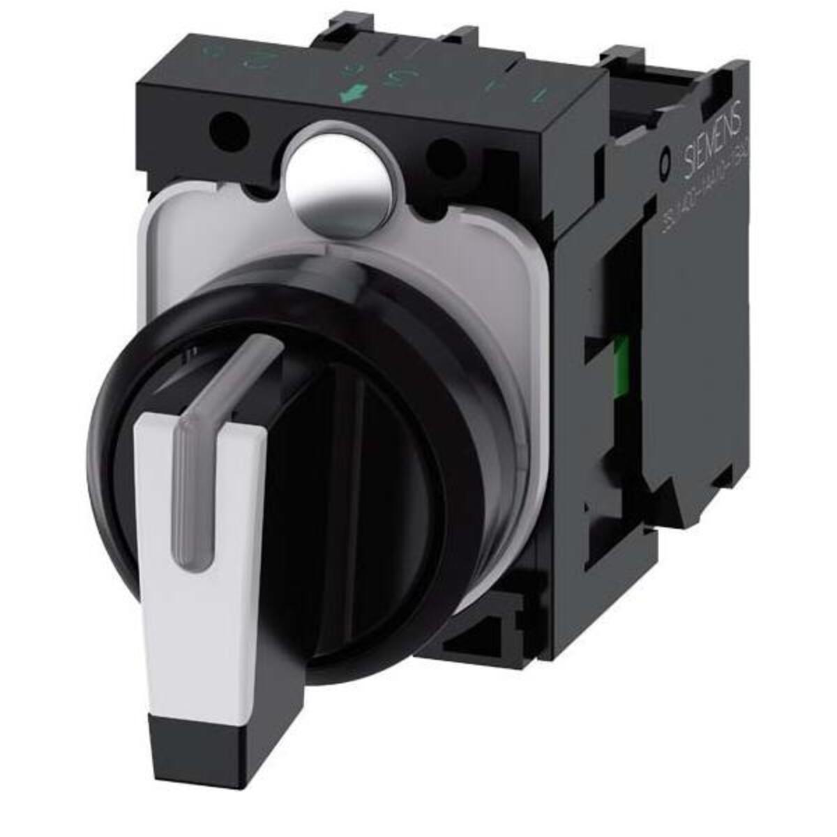 Siemens Dig.Industr. Knebelschalter 3SU1100-2BL60-1NA0 3SU11002BL601NA0 von Siemens Dig.Industr.