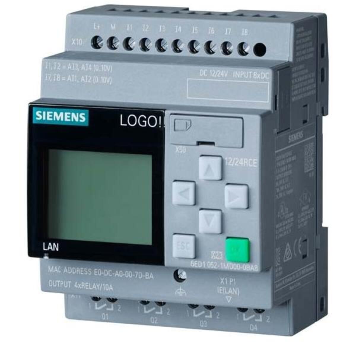 Siemens Dig.Industr. LOGO! 12/24RCE 6ED1052-1MD08-0BA2 6ED10521MD080BA2 Siemens Dig.Industr. LOGO! 12/24RCE 6ED1052-1MD08-0BA2 6ED10521MD080BA2 von Siemens Dig.Industr.