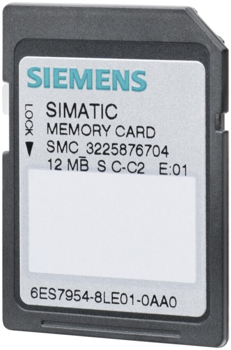 Siemens Dig.Industr. SIMATIC S7 Speicherkarte 1 6ES7954-8LE04-0AA0 von Siemens Dig.Industr.