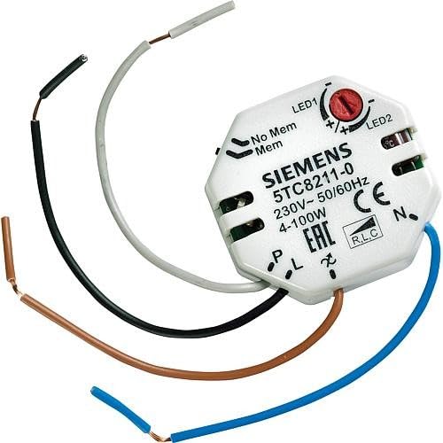 5TC8211-0-DIMMER FUR JUSTIERBARE LED LAMP und ELEKTRONISCHEN TRAFOS MAX:100W von Siemens