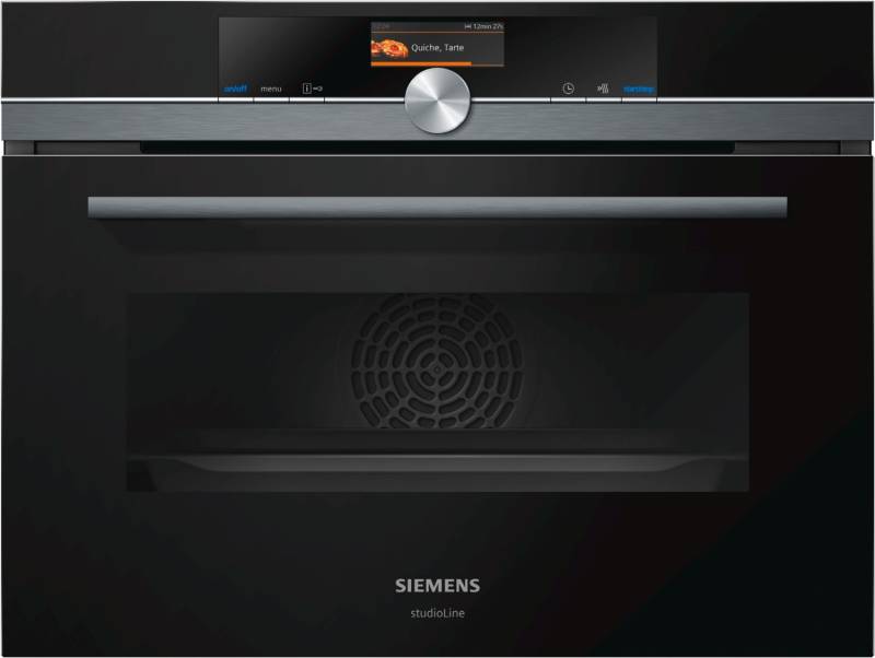 CM836GPB6 Backofen mit Mikrowelle schwarz von Siemens