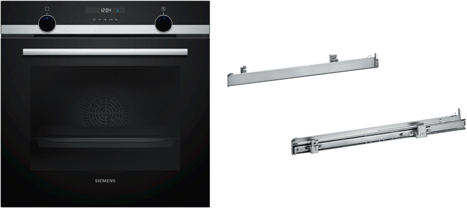 EQ517ABSHB Einbaubackofen bestehend aus HB517ABS0 + HZ538000 edelstahl / A EQ517ABSHB Einbaubackofen bestehend aus HB517ABS0 + HZ538000 edelstahl / A von Siemens