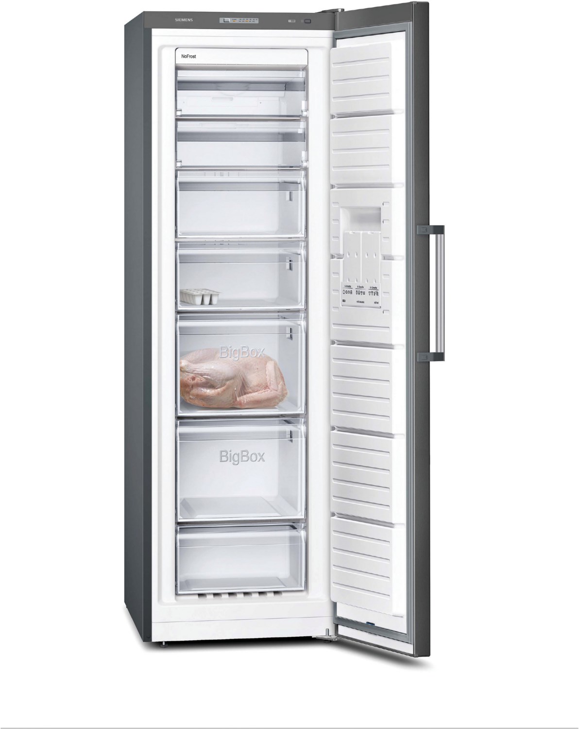GS36NVXEV Gefrierschrank black inox / E GS36NVXEV Gefrierschrank black inox / E von Siemens