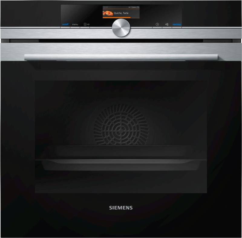 HB676G1S6S Einbaubackofen schwarz/edelstahl / A+ von Siemens