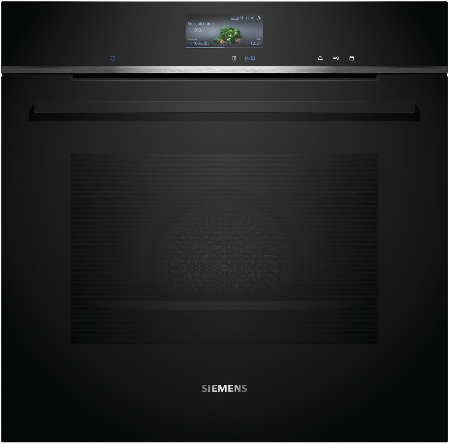 HR776G1B1 Einbaubackofen schwarz / A+ HR776G1B1 Einbaubackofen schwarz / A+ von Siemens