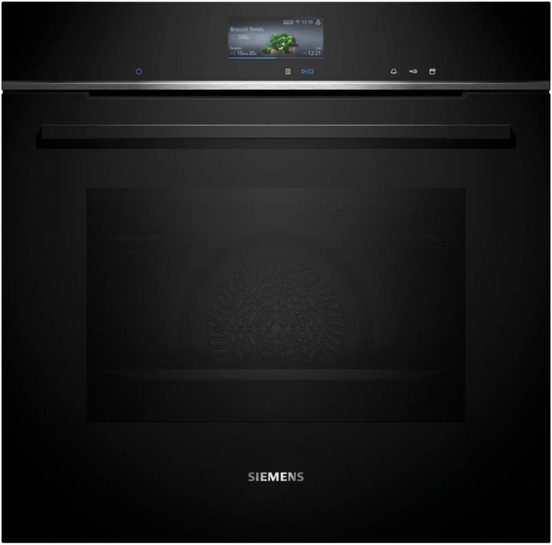 HS736G3B1 Elektro-Backofen mit Dampfgarer schwarz von Siemens