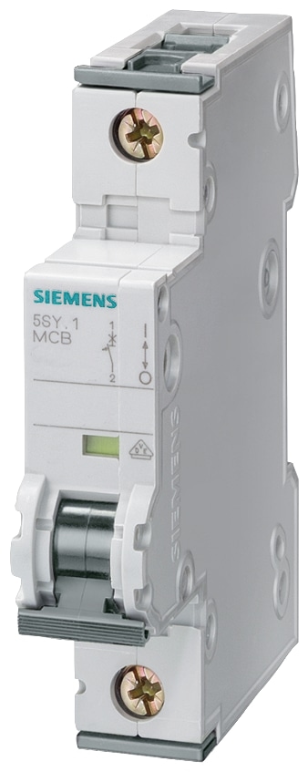 SIEMENS Leitungsschutzschalter 5SY4110-7, 230/400 V, 1-polig, C, 10 A von Siemens