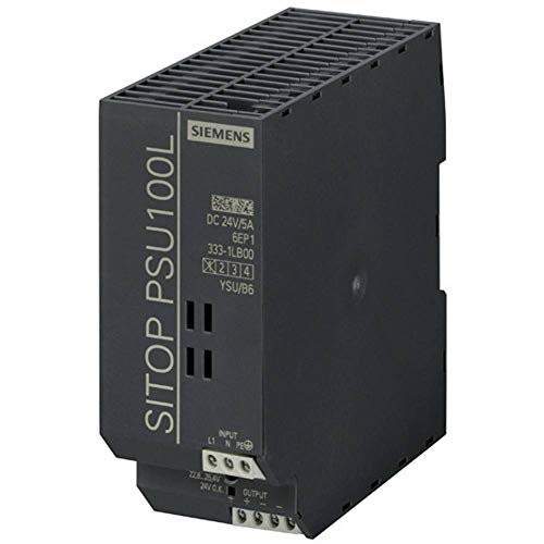 Siemens SITOP PSU100L 24 V/5 A Hutschienen-Netzteil (DIN-Rail) 24 V/DC 5 A 120 W Anzahl Ausgänge:1 x Inhalt 1 St. Siemens SITOP PSU100L 24 V/5 A Hutschienen-Netzteil (DIN-Rail) 24 V/DC 5 A 120 W Anzahl Ausgänge:1 x Inhalt 1 St. von SIEMENS