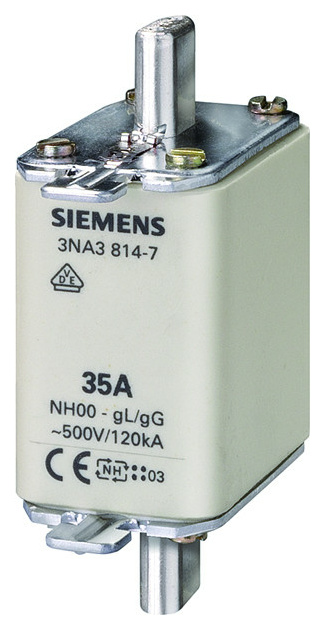 Siemens 3NA38227 NHSicherungseinsätze GL/GG 63A (3 Stück) von Siemens