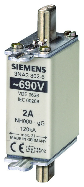 Siemens 3NA3830 NH-Sicherungseinsätze GL/GG 100A von Siemens