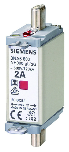 Siemens 3NA6824 NH-Sicherungseinsätze GL/GG 80A von Siemens