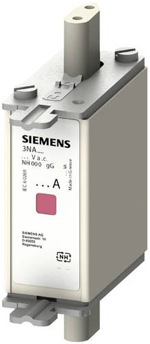 Siemens 3NA7814 Sicherungseinsatz Sicherungsgröße = 000 35A 500 V/AC, 250 V/DC 3St. Siemens 3NA7814 Sicherungseinsatz Sicherungsgröße = 000 35A 500 V/AC, 250 V/DC 3St. von Siemens