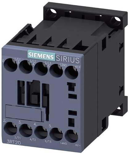 Siemens 3RT2018-1BB41 Schütz 3 Schließer 7.5kW 24 V/DC 16A mit Hilfskontakt 1St. von Siemens