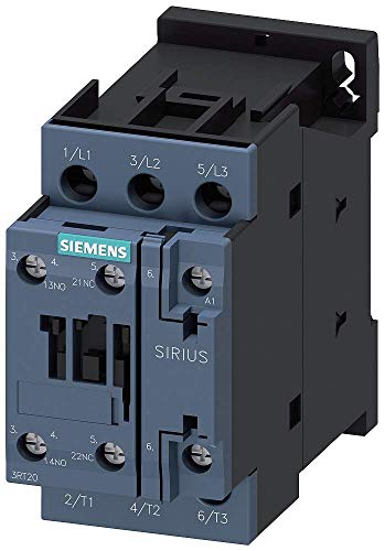 Siemens 3RT2025–1 AP00 Schütze, 3, 7,5 kW / 400 V, 1 NO + 1NC, AC 230 V 50 HZ, 3-Stangen, SZ S0 Schraubklemmen, weiß von Siemens