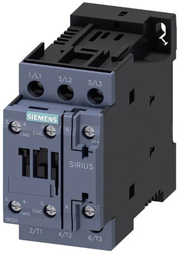 Siemens 3RT2025-1BB40 Schütz 3 Schließer 7.5kW 24 V/DC 17A mit Hilfskontakt 1St. von Siemens