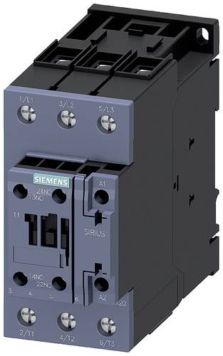Siemens 3RT2035-1AP00 Schütz 3 Schließer 18.5kW 230 V/AC 40A mit Hilfskontakt 1St. von Siemens