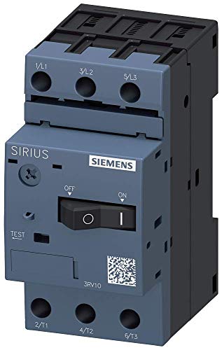 Siemens 3RV1011–1 FA10 Leistungsschalter für Motorschutz, weiß, Gr. S00 von Siemens