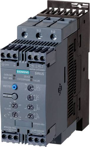 Siemens 3RW4036-1TB04 3RW40361TB04 Sanftstarter Motorleistung bei 400V 22kW 480V Nennstrom 45A von Siemens