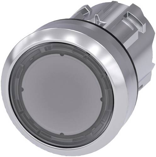 Siemens 3SU10500AB700AA0 3SU1050-0AB70-0AA0 Drucktaster Frontring Metall, Hochglanz, Betätiger flac von Siemens