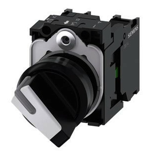 Siemens 3SU1100-2BF60-1MA0 Knebelschalter, beleu von Siemens