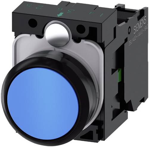 Siemens 3SU11000AB501BA0 3SU1100-0AB50-1BA0 Drucktaster Frontring Kunststoff, Betätiger flach Blau Siemens 3SU11000AB501BA0 3SU1100-0AB50-1BA0 Drucktaster Frontring Kunststoff, Betätiger flach Blau von Siemens