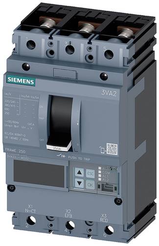 Siemens 3VA2216-7MQ32-0AA0 Leistungsschalter 1 St. Einstellbereich (Strom): 63 - 160A Schaltspannung von Siemens