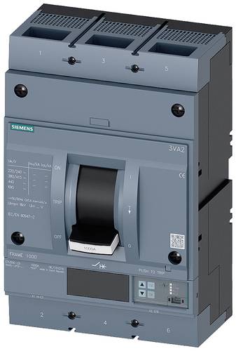 Siemens 3VA2563-6JP32-0AA0 Leistungsschalter 1 St. Einstellbereich (Strom): 252 - 630A Schaltspannun von Siemens
