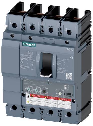 Siemens 3VA6110-0HL41-0AA0 Leistungsschalter 1 St. Schaltspannung (max.): 600 V/AC (B x H x T) 140 x von Siemens