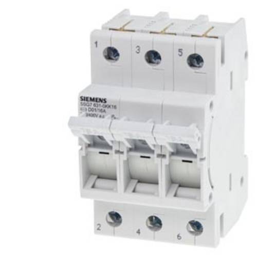 Siemens 5SG76310KK06 Lasttrennschalter Sicherungsgröße = D01 6A 400V 4St. von Siemens