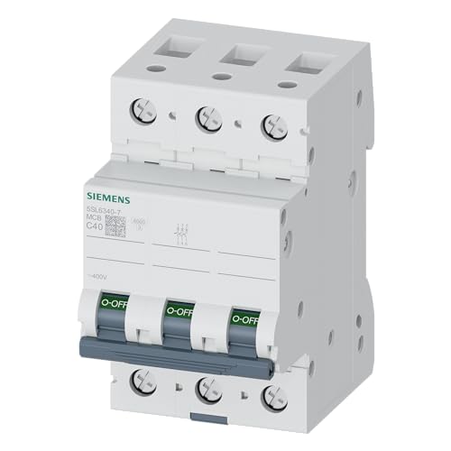 Siemens 5SL6340-7 x Druckknopf ohne Restfunktion, Grau von Siemens