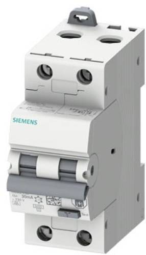 Siemens 5SU13267FP10 FI-Schutzschalter/Leitungsschutzschalter Sicherungsgröße = 2 2polig 10A 0.03A von Siemens