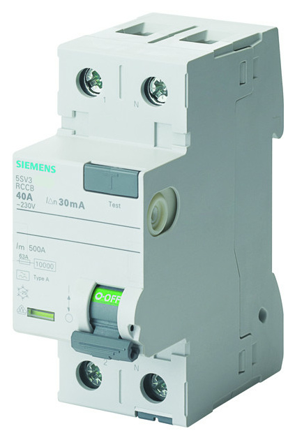 Siemens 5SV3111-6 FI-Schutzschalter 16A POL 10MA Siemens 5SV3111-6 FI-Schutzschalter 16A POL 10MA von Siemens