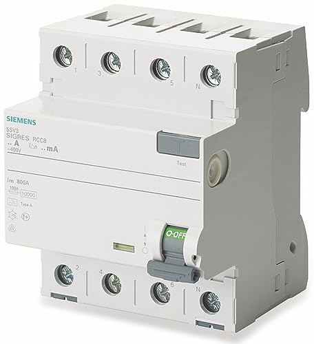 Siemens 5SV33426 FI-Schutzschalter 3P+N TypA 30mA 25A 400V von Siemens