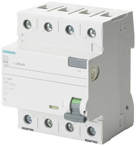 Siemens 5SV33426GV01 5SV3342-6GV01 FI-Schutzschalter A 25A 0.03A 400V von Siemens