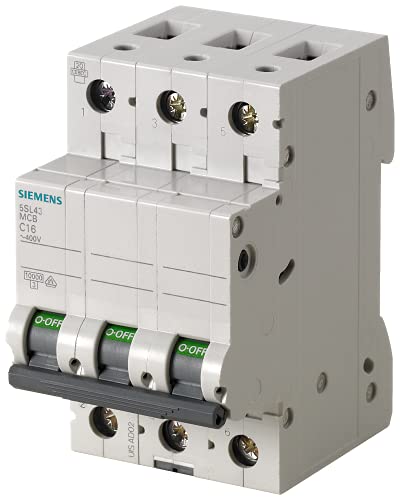 Siemens 5sl4 – Leitungsschutzschalter 10 kA curva-c 3-polig 16 A 70 mm von Siemens